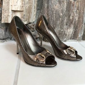 Gucci Stilettos - Metallic - Size 7B